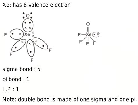 sigma bonds in xef4.